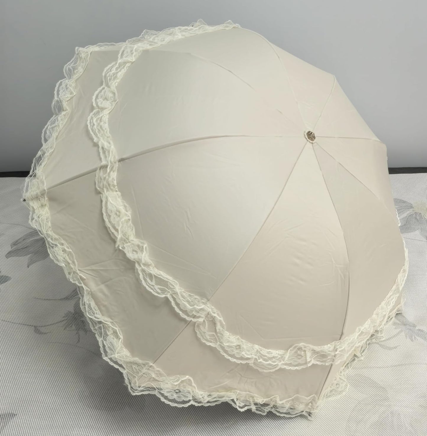Vintage Lace Parasol Gothic Lolita Umbrella UV Sun Protection Witch Cosplay Photoshoot Props Party Decoration
