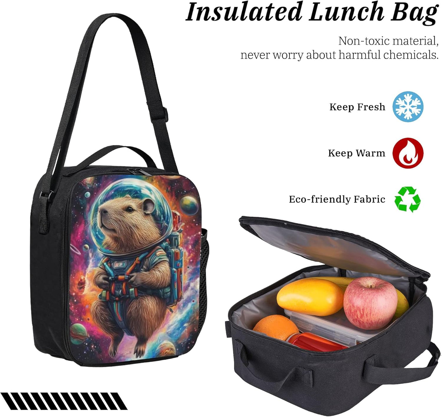 Animal Kid Backpack Set with Lunch Bag & Pencil Case Large Capacity School Bag 17 Inch Bookbag for Boy Girl