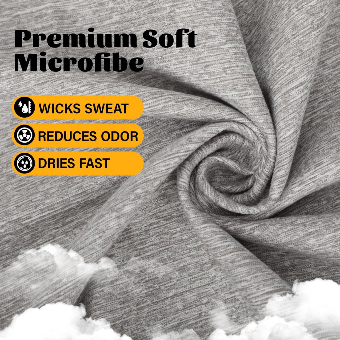 12 Pack Gym Towels Microfiber Fast Drying Men Women Workout Gear for Fitness Yoga Exercise Tennis Quick Dry Towel for Outdoor Running Riding Jogging Hiking Camping Fishing