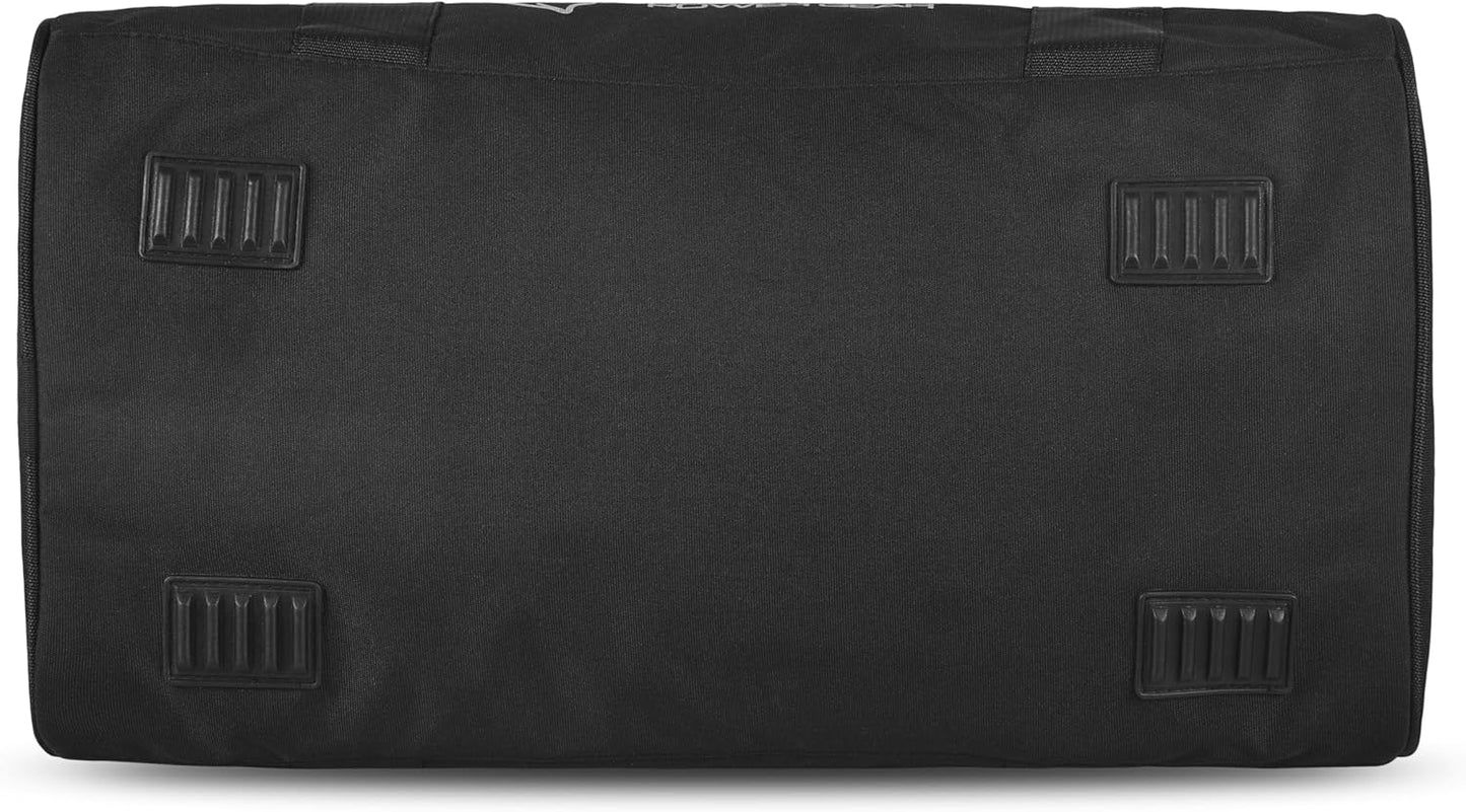 Unisex Duffel Bag Black, Extra Roomy Waterproof Small Gym Bag For Women with Shoe Compartment, Sports Bags with Zippered Pockets, Adjustable Straps Duffle Bag Travel Large Gym Bag For Men