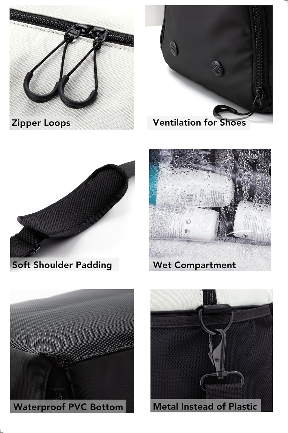 Fitgriff® Gym Bag V2 for Men and Women with Shoe & Wet Compartment - Duffle Bag for Travel, Sports, Fitness and Workout