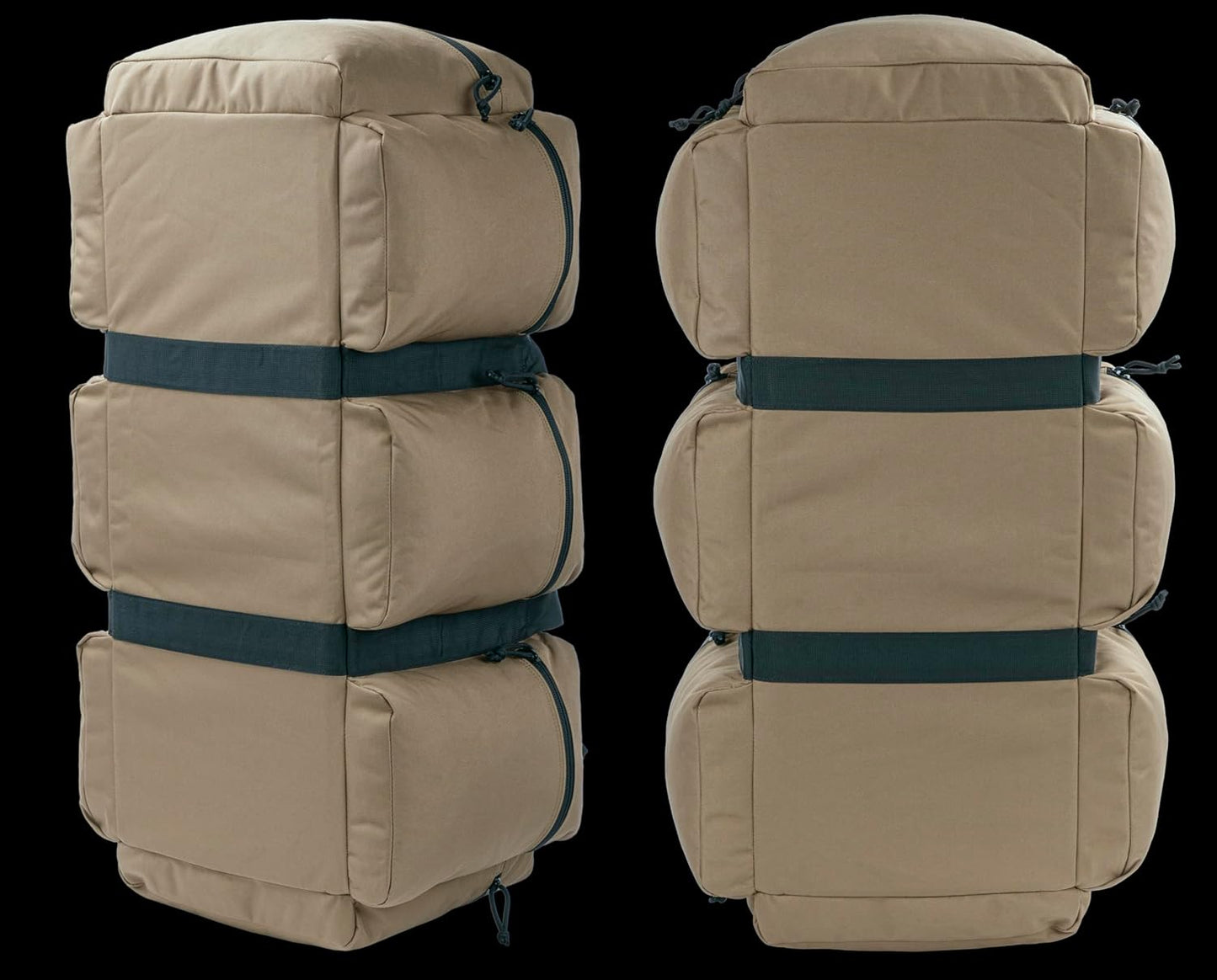 100L Large Military Duffle Bag Deployment Duffel Bag Sports Equipment Travel Luggage Bag with Detachable Backpack Straps…