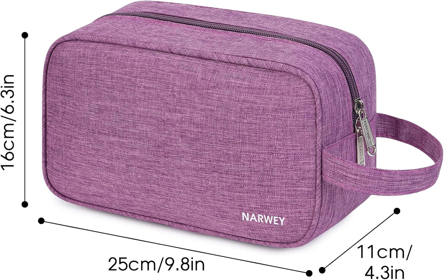 Narwey Travel Toiletry Bag for Women Traveling Dopp Kit Men Travel Bag for Toiletries Cosmetic Bag Makeup Bag Medicine Bag for Traveling