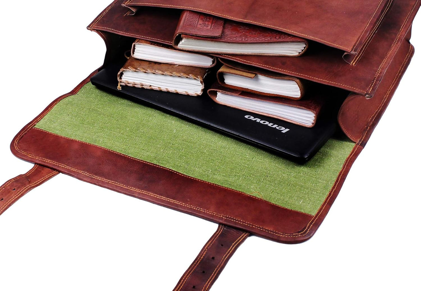 Leather Messenger Bag For Men, Vintage Handmade Laptop Briefcase and Shoulder Bag for Men, Business Satchel Office Bag