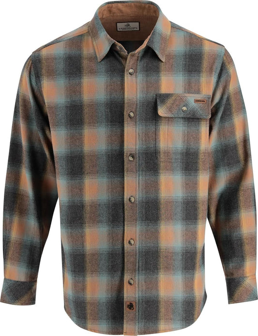 Legendary Whitetails Men's Flannel Shirt Long Sleeve Button Down 100% Cotton