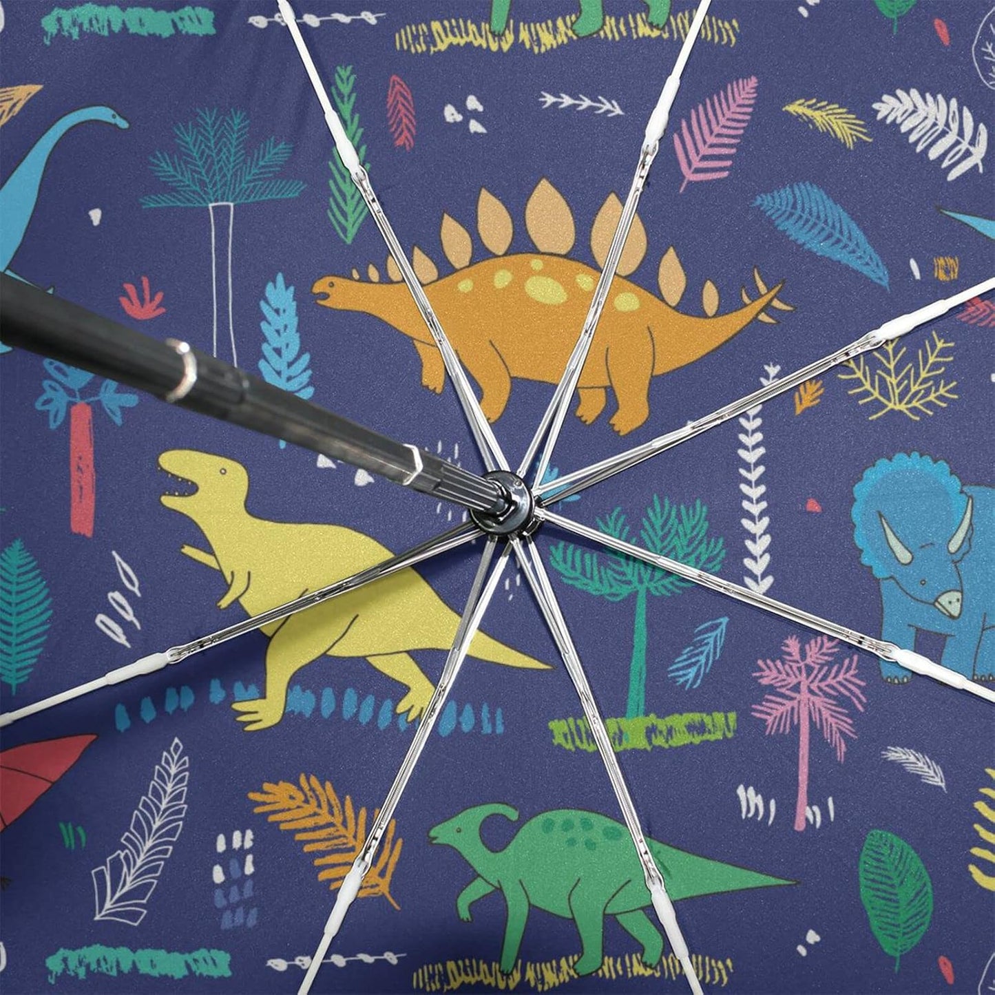 Automatic Umbrella One Touch Auto Open and Close Button Compact Travel Umbrella for Women Men Kid