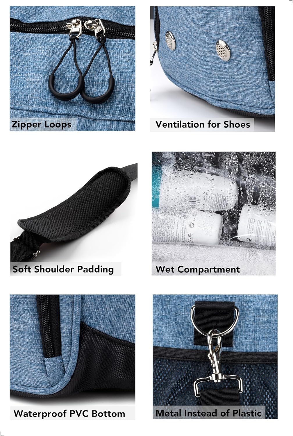 Fitgriff® Gym Bag for Men & Women with Shoe & Wet Compartment - Duffle Bag for Travel, Sports, Fitness & Workout