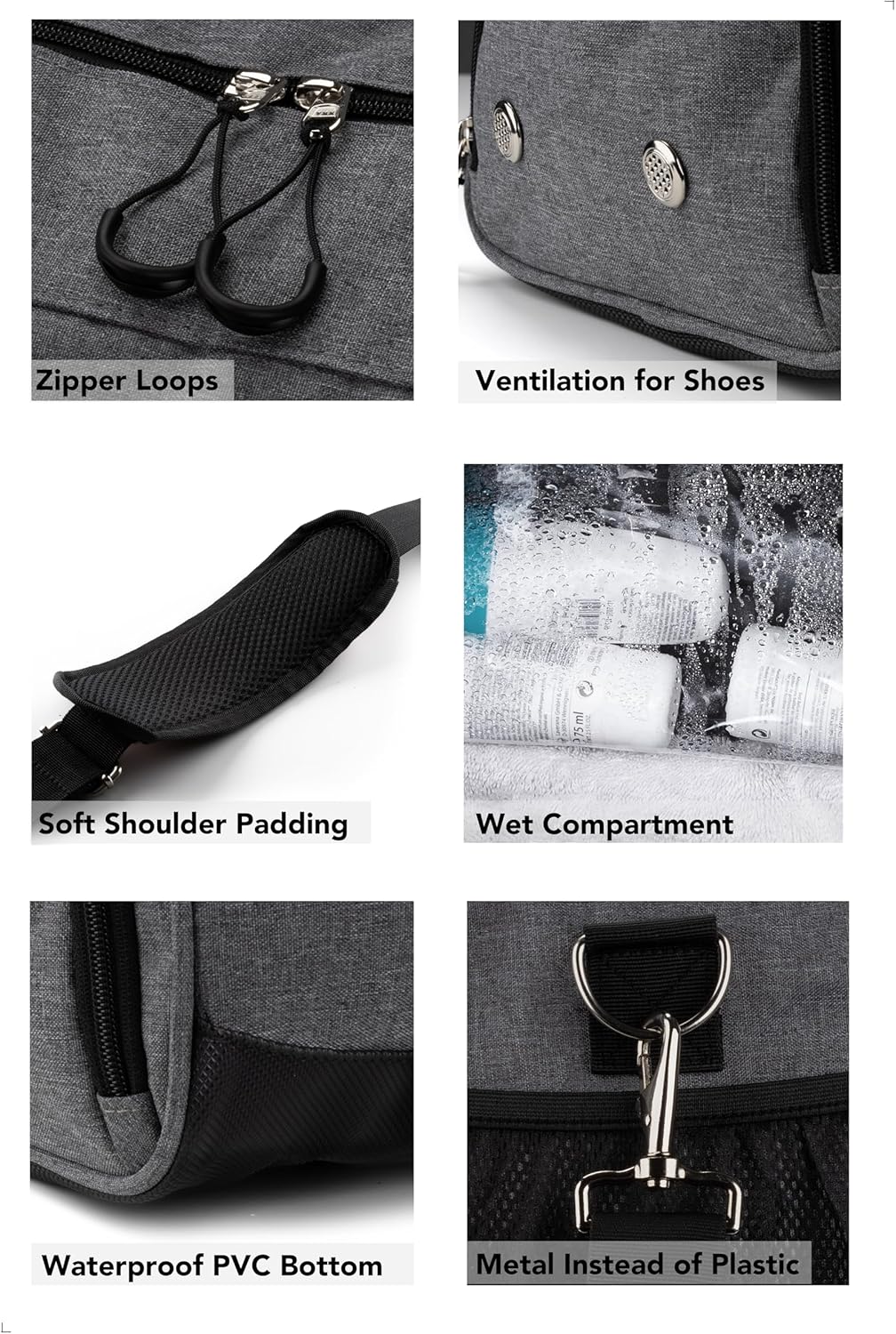 Fitgriff® Gym Bag for Men & Women with Shoe & Wet Compartment - Duffle Bag for Travel, Sports, Fitness & Workout