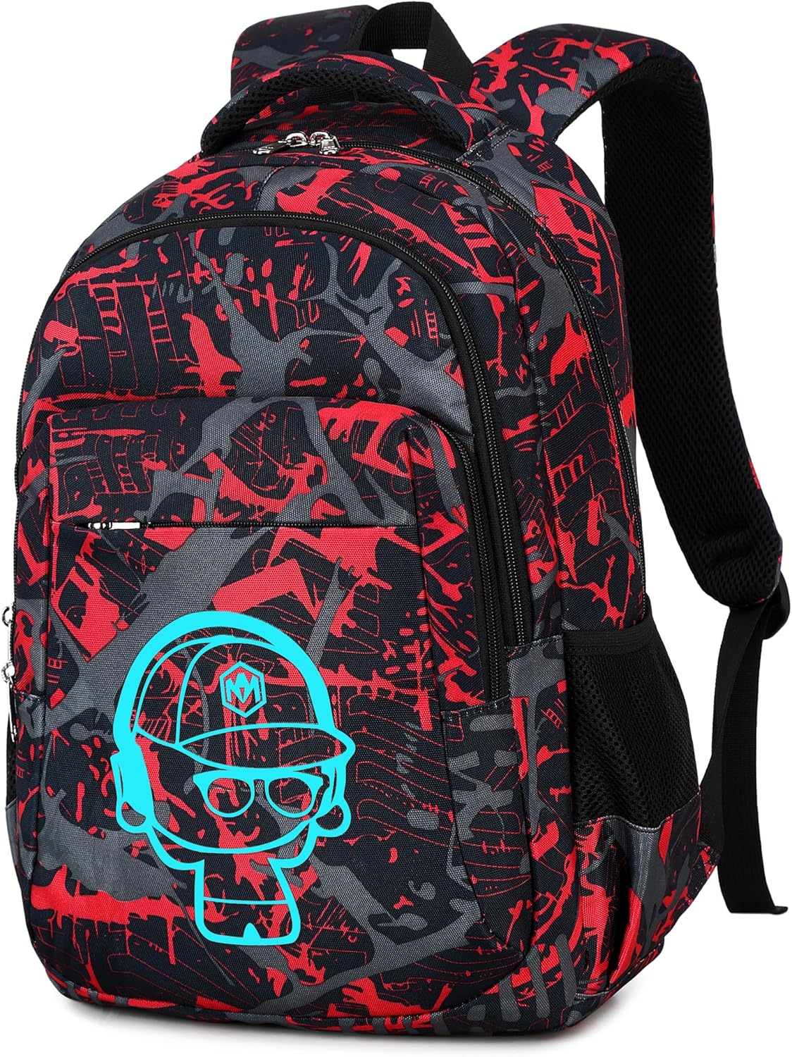 LEDAOU School Backpack for Boys Girls Kids Bookbag Elementary Primary Middle School Bag Travel Back Pack for Ages 6-14