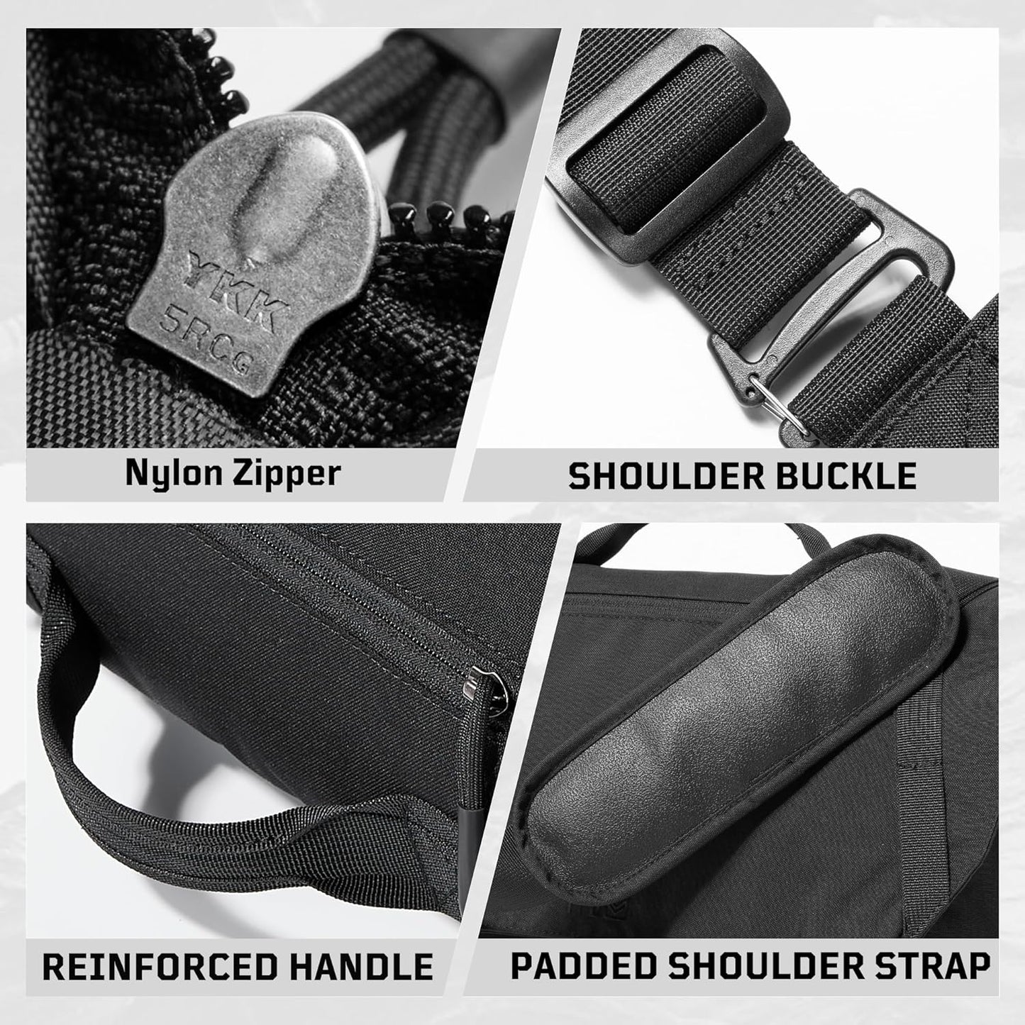 1TG Messenger Bag for Men,Laptop Bag 15.6 Inch Tactical Waterproof Nylon Crossbody Shoulder Briefcase Satchel Office Work School Travel Bag with Shoulder Strap