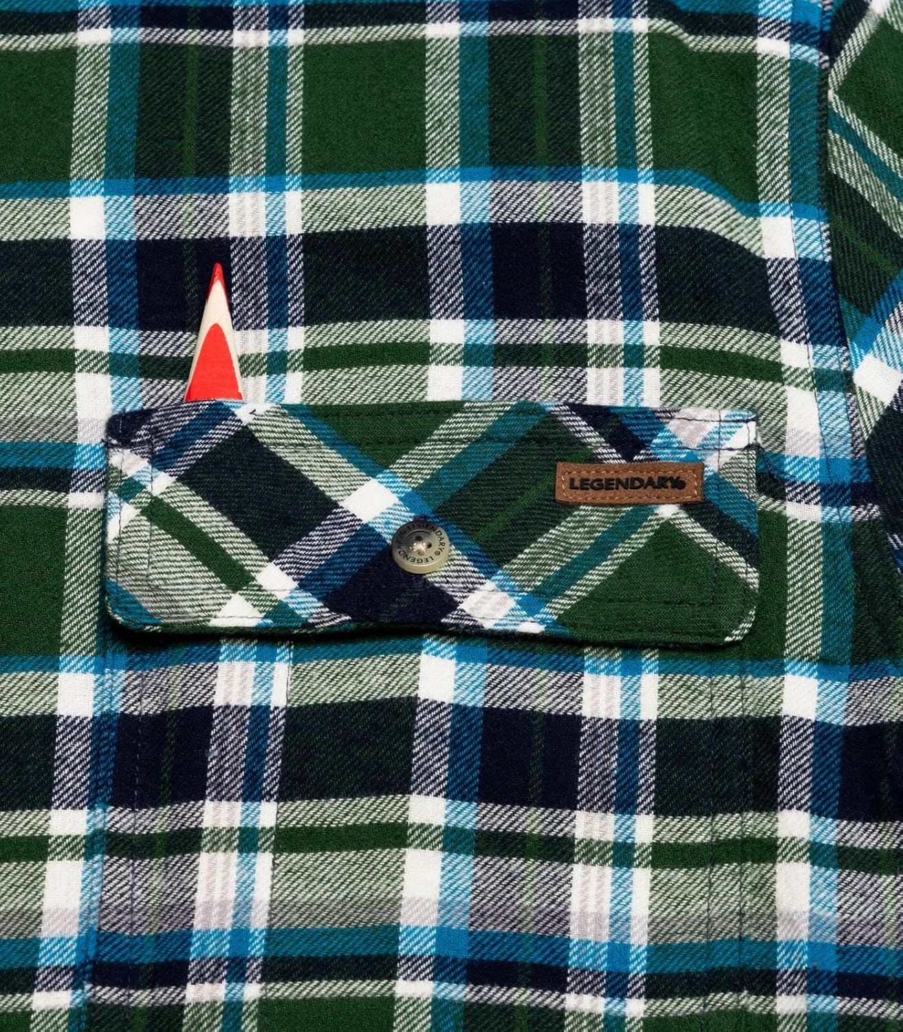 Legendary Whitetails Men's Flannel Shirt Long Sleeve Button Down 100% Cotton