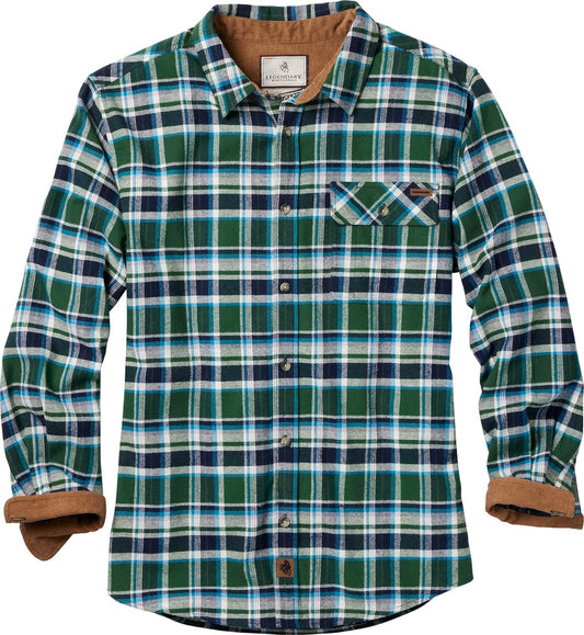 Legendary Whitetails Men's Flannel Shirt Long Sleeve Button Down 100% Cotton