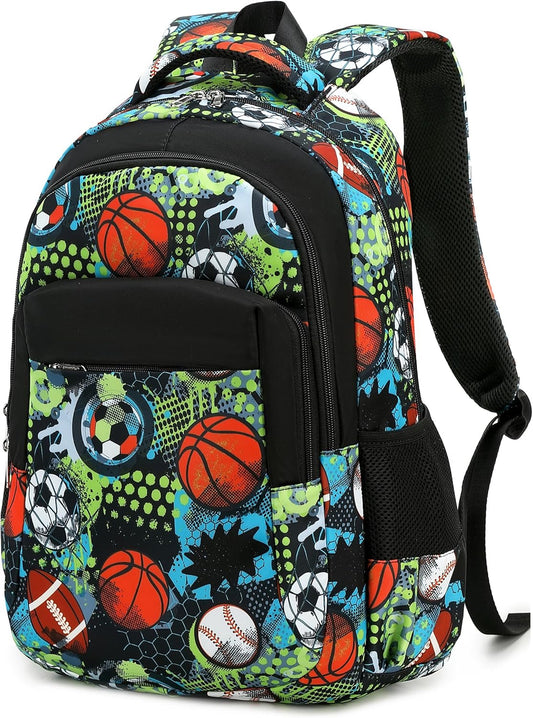 LEDAOU School Backpack for Boys Girls Kids Bookbag Elementary Primary Middle School Bag Travel Back Pack for Ages 6-14