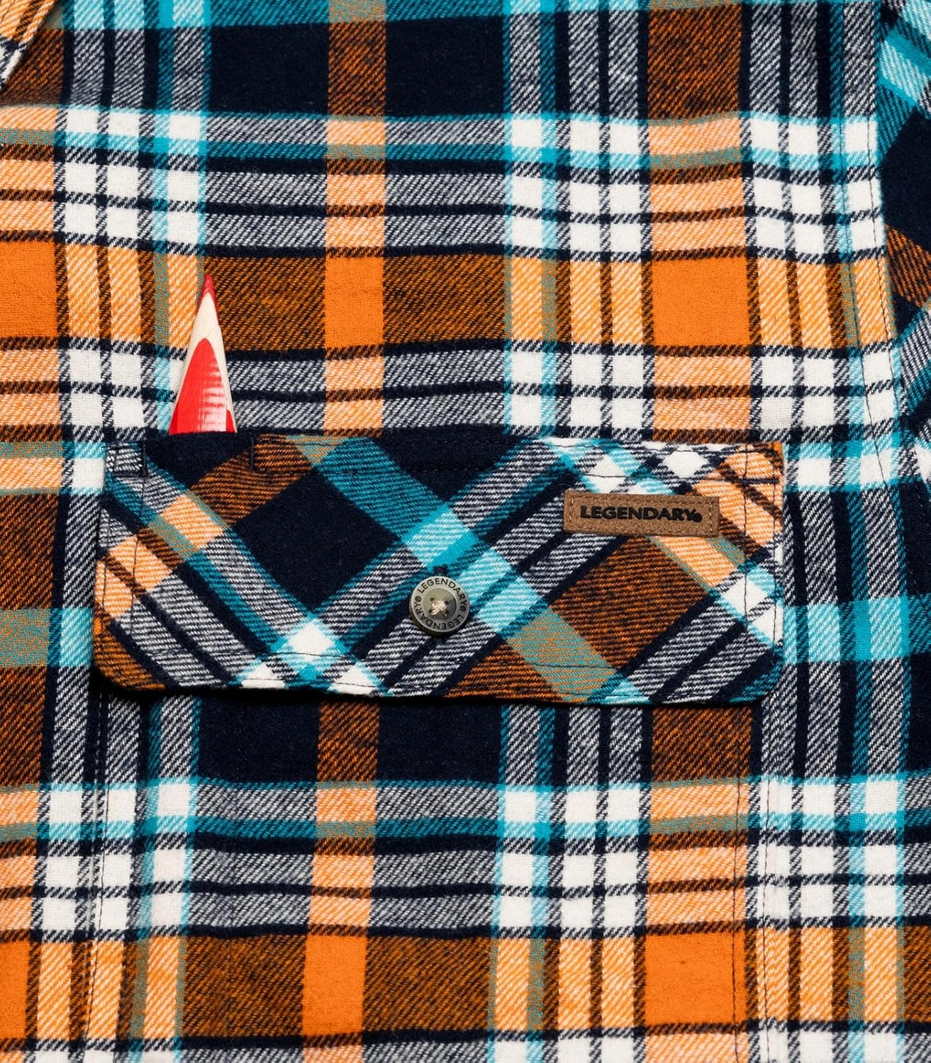 Legendary Whitetails Men's Flannel Shirt Long Sleeve Button Down 100% Cotton