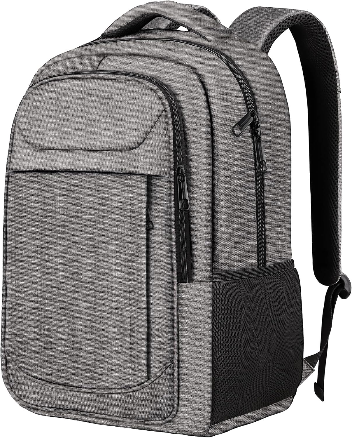 15.6 Inch Travel Backpack, Business Laptop Backpack, Water Resistant Durble Slim Casual College School Computer Nurse Work College School Bag, Travel Daypack Bag Gifts for Men Women, Grey