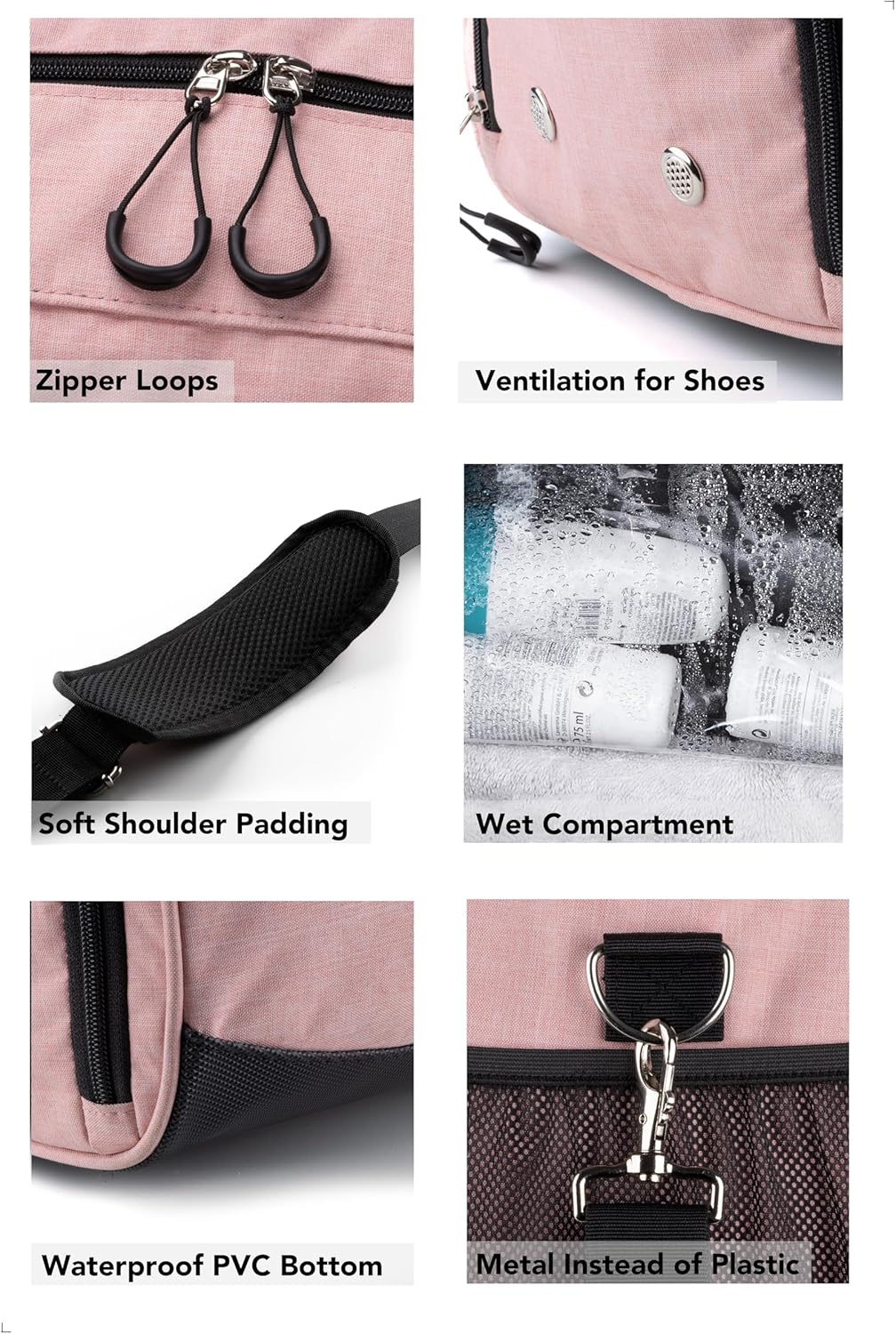 Fitgriff® Gym Bag for Men & Women with Shoe & Wet Compartment - Duffle Bag for Travel, Sports, Fitness & Workout