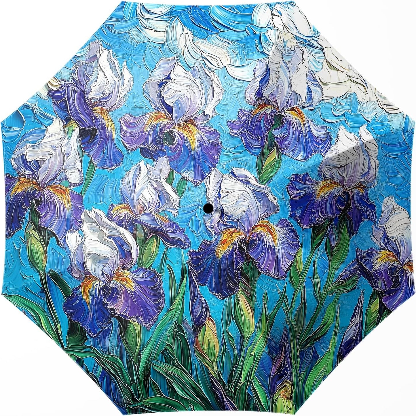 Small Compact Travel Automatic Folding Umbrella for Women, Portable Lightweight, Rain, Wind, UV Sun Shade