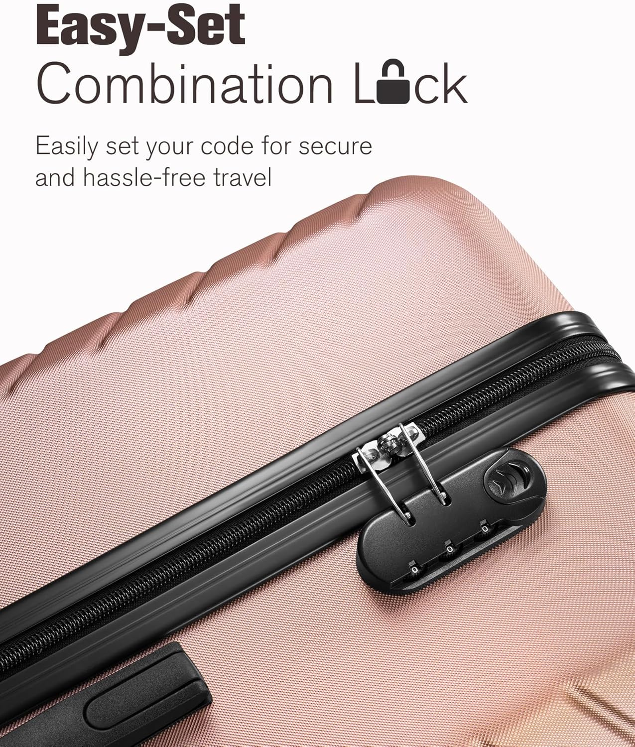 10 Piece Luggage Sets, 3 Piece Suitcase Set, 20 inch Carry on Luggage, 24 inch and 28 inch Checked Luggage with 7PC Packing Bags