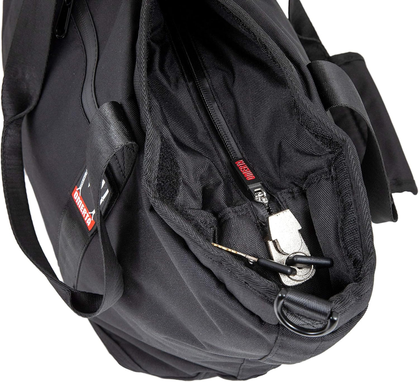 DIME BAGS Odor Sealing Lockable Tote Bag, Carbon-Lined Scent Blocking Duffle with Key Lock, Water-Resistant & Padded Interior