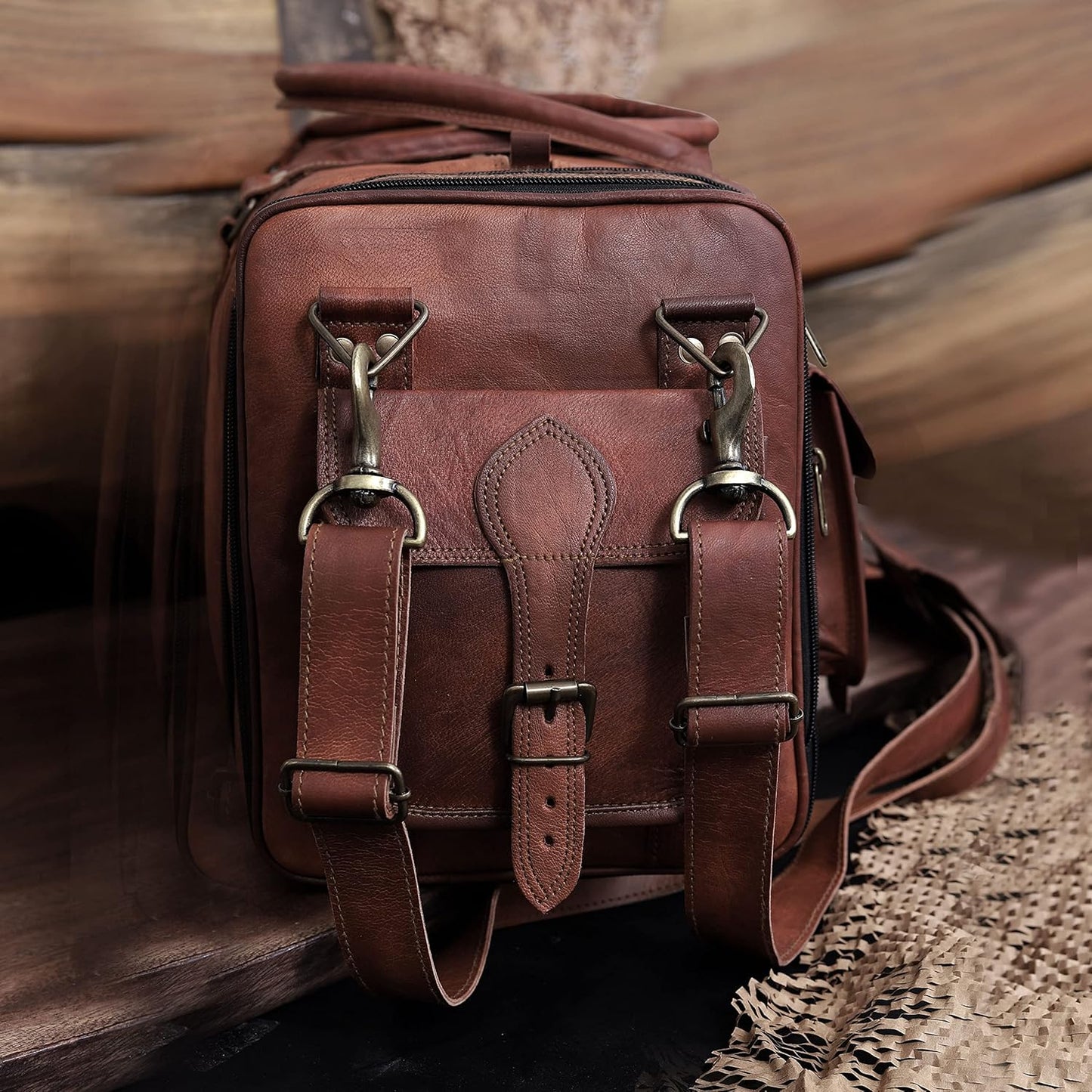 Handmade Vintage Travel Luggage 30 Inch Duffel Gym Sports Bag Weekender Travel Overnight Carry One Duffel Bag For Men (30 inch large)